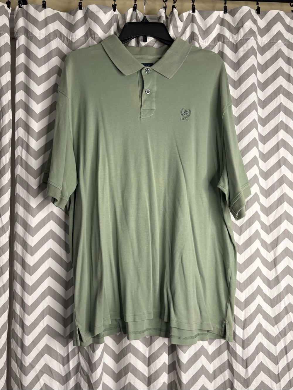 Izod Men's Polo Shirt in Sage Green